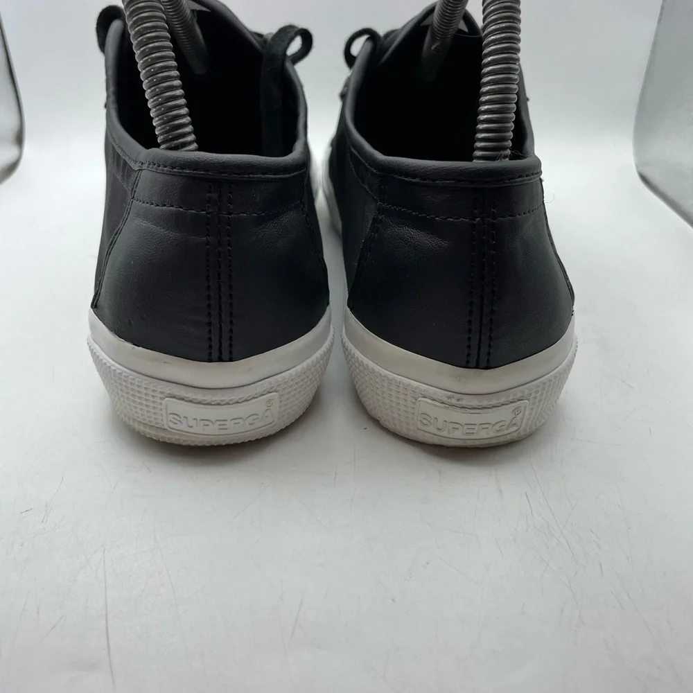 Superga womens Black mesh see through Sneakers size EU 38